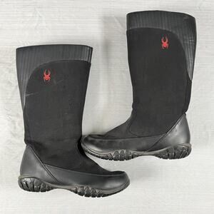 Spyder ACS Women's Size 7.5 Winter Boots Black Waterproof Shoes